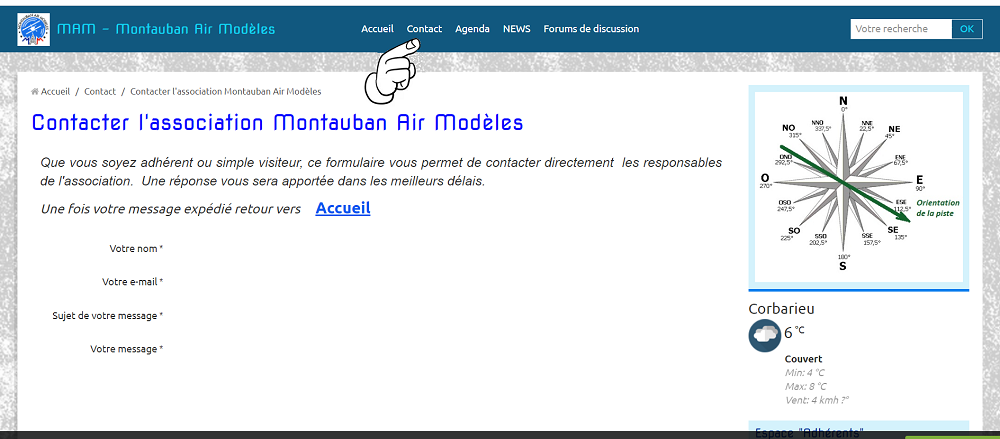 Contacter le mam avec doigt1 2